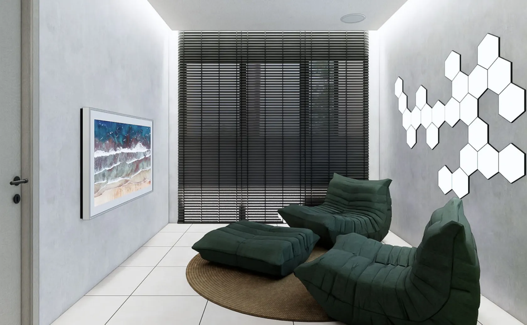 Corner Terrace entertainment room
